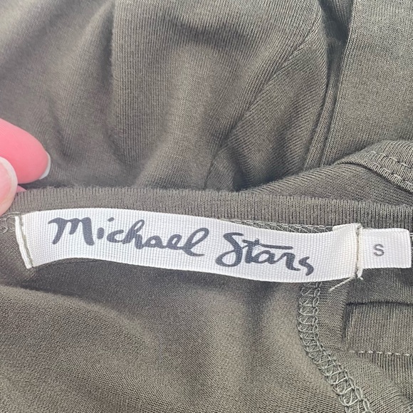 MICHAEL STARS Pantsuit Jumpsuit Small Olive Green - Picture 4 of 8